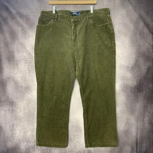 Vintage‎ Ralph Lauren Pants Men Size 40 Brown Corduroy Polo Cords Y2K
